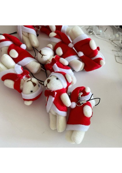 Kawaii Noel Ayı Peluş Oyuncak Sevimli Dolması Ortak Ayı Bebek Noel Dekorasyon Için Peluş Hayvan Kolye Anahtarlık (Yurt Dışından) fiyatları