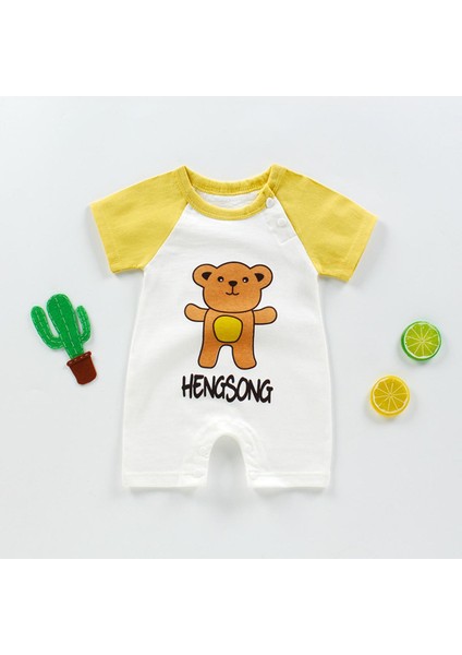 Erkek Kız Kış Sıcak Romper Tulum Kapşonlu Kıyafet Giysileri (Yurt Dışından)