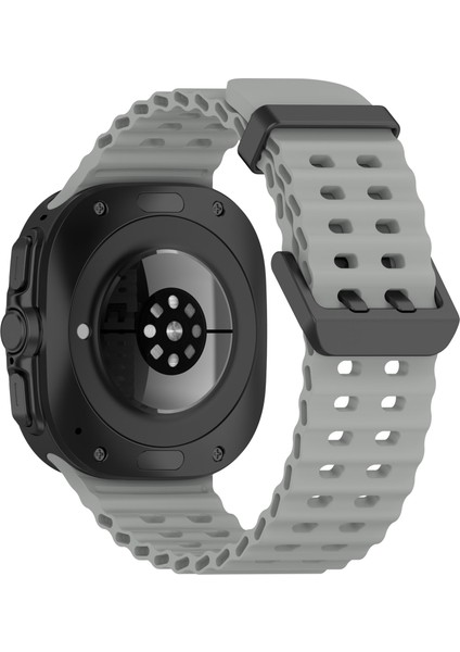 Samsung Galaxy Watch 7 Ultra Silikon Saat Kayışı Koyu Gri (Yurt Dışından) fiyatları
