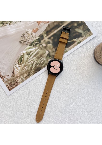 22MM Buzlu Deri Kayış Haki (Yurt Dışından)