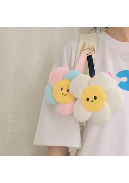 12CM Yeni Sevimli Gülen Yüz Ayçiçeği Renkli Peluş Oyuncaklar Yaratıcı Bebek Çocuk Öğrenci Çantası Anahtarlık Dolması Kolye Bebek (Yurt Dışından) modelleri