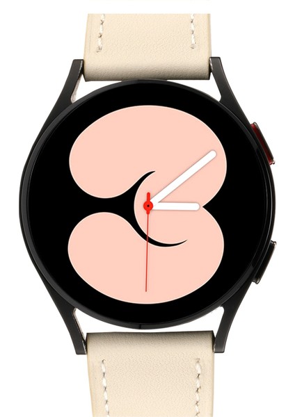 Samsung Galaxy Watch4 Için Düz Dokuma Watch Band 40MM / 44MM Bej Beyaz (Yurt Dışından) modelleri