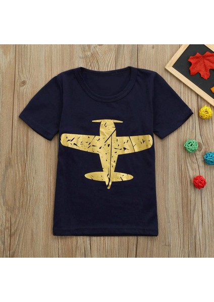 Yaz Çocuk Piramit Kaktüs Kısa Kollu Şort Takım Kore Gömlek Iki Parça (Yurt Dışından) modelleri