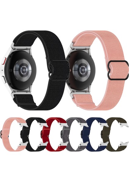 Samsung Galaxy Watch 5 Pro 45MM Pembe Için Naylon Watch Band (Yurt Dışından)