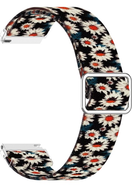 20MM Samsung Galaxy Watch Active2 / Aktif Watch Band Krizantem Için (Yurt Dışından)