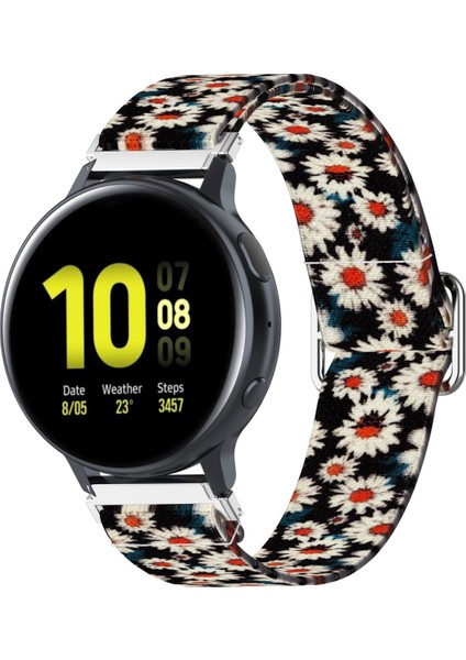 20MM Samsung Galaxy Watch Active2 / Aktif Watch Band Krizantem Için (Yurt Dışından) modelleri