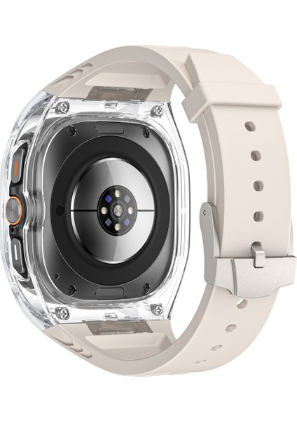 Samsung Galaxy Watch Ultra 47MM Starlight Şeffaf Pc Hibrit Tpu Kılıf Askısı (Yurt Dışından) fiyatları