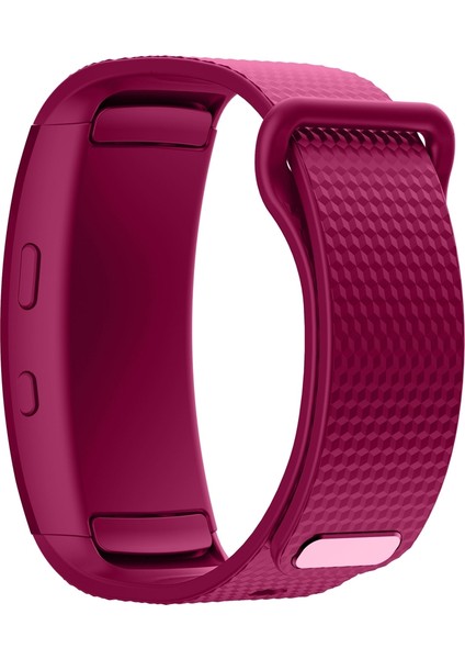 Samsung Gear Fit2 SM-R360 Için Silikon Saat Bandı, Bilek Kayışı Boyutu: 150-213MM Mor (Yurt Dışından) fiyatları