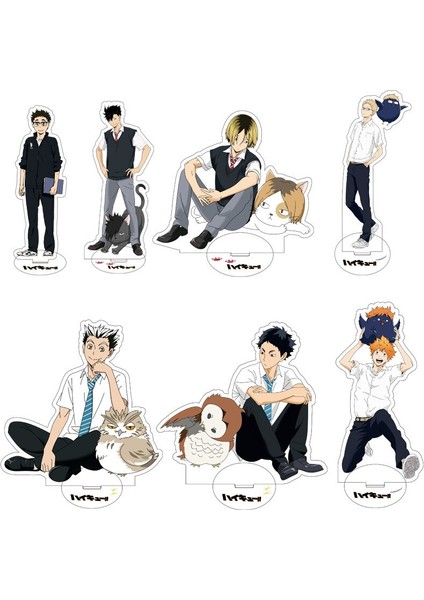 Yeni Anime Haikyuu!! Shoyo Hinata Tobio Kageyama Karakter Şekil Standı 15 cm Modeli Cosplay Akrilik Şekil Modelleri Ler (Yurt Dışından)