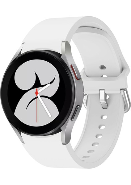 Samsung Galaxy Watch4 Classic Için Silikon Kayış 42MM Beyaz (Yurt Dışından) modelleri