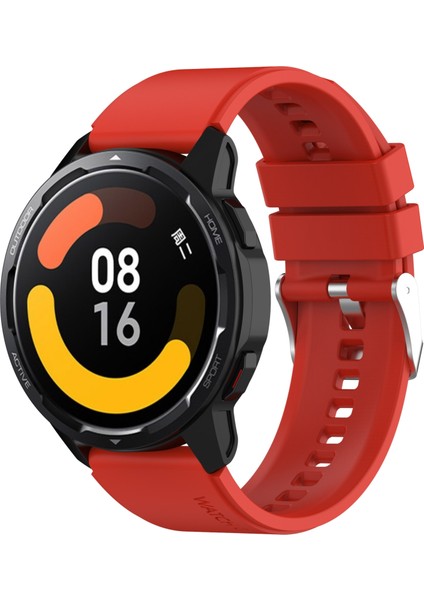 Samsung Galaxy Watch Active2 Için Saat Kayışı 40MM/44MM 20MM Kırmızı (Yurt Dışından)