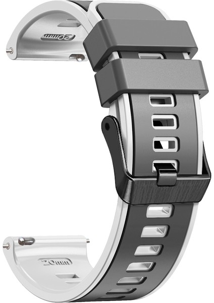 Samsung Galaxy Watch 5 Pro 45MM Gri Beyaz Için Silikon Watch Band (Yurt Dışından) modelleri