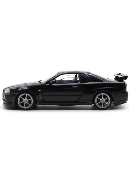 1/32 Gtr Gt R 34 Jkm Pres Döküm Model Araç Oyuncaklar Çocuk Erkek Kız Ler Ses Aydınlatma Geri Çekin (Yurt Dışından)