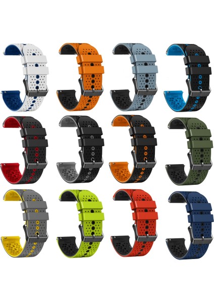 Samsung Gear S3 Frontier Için Iki Renkli Silikon Saat Bandı Ordu Yeşili + Siyah (Yurt Dışından) fırsatları