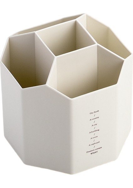 Çok Fonksiyonlu Büyük Kapasiteli Masaüstü Düzenleme Kişiselleştirilmiş Yaratıcı Kalem Tutucu (Yurt Dışından)