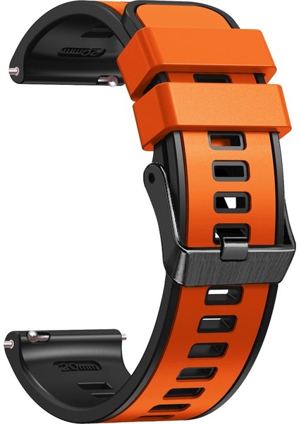 Samsung Galaxy Watch 5 Pro 45MM Turuncu Siyah Için Silikon Watch Band (Yurt Dışından) modelleri