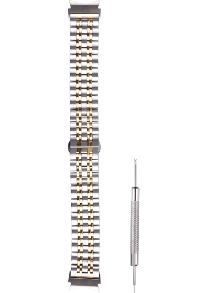 Samsung Galaxy Watch4 Için Paslanmaz Çelik Kayış 40MM/44MM Gümüş Altın (Yurt Dışından) fırsatları
