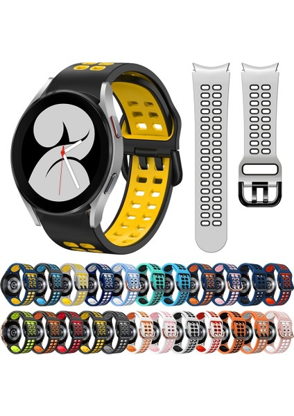 Samsung Galaxy Watch 4 40MM Beyaz+Pembe Için Silikon Watch Band (Yurt Dışından) fırsatları