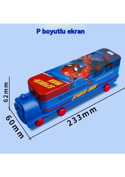 Küçük Tren Öğrenci Çok Fonksiyonlu Kırtasiye Kutusu (Yurt Dışından)