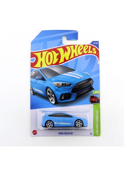 2022-41 Ford Focus Rs Orijinal Hot Wheels Mini Alaşım Coupe 1/64 Metal Pres Döküm Model Araba Çocuk Oyuncakları (Yurt Dışından)