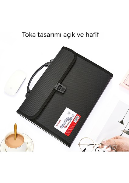 El Klasik Ofis Iş Tokası Yok 13 Bölmeli Saklama Çantası (Yurt Dışından) fırsatları