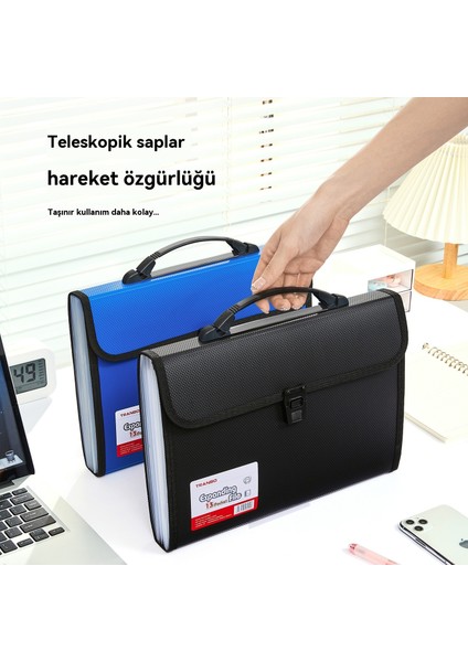 El Klasik Ofis Iş Tokası Yok 13 Bölmeli Saklama Çantası (Yurt Dışından) indirimleri