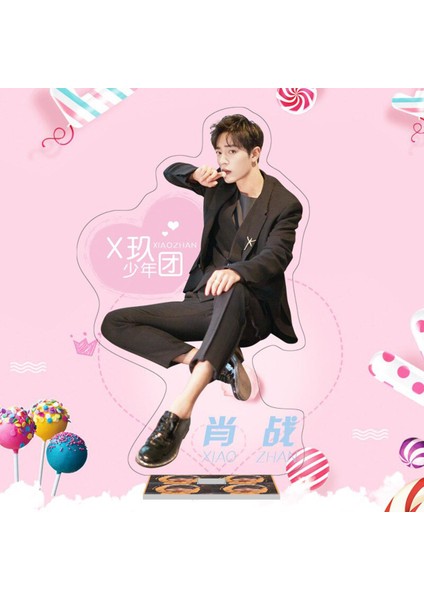 Anime Evcilleşmemiş Akrilik Standı Modeli Plaka Tutucu Masaüstü Xiao Zhan Wang Yibo Aksiyon Figürleri Cosplay Oyuncaklar 16 cm (Yurt Dışından)