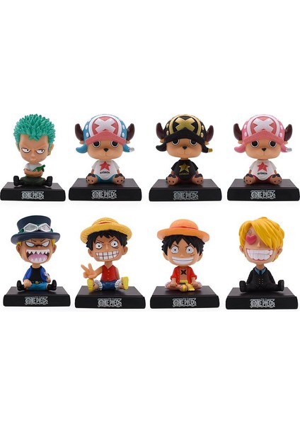 8 Stilleri Anime Tek Parça 13 cm Luffy Sanji Sabo Zoro Chopper Frank Robin Pvc Action Figure Koleksiyon Model Noel Si Oyuncak (Yurt Dışından)