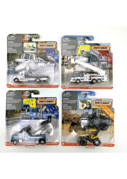 Kibrit Kutusu Çalışma Kuleleri 1:64 Mbx Mobil Vinç Uluslararası Durastar Transporter Koleksiyonu Metal Pres Döküm Model Araba Çocuk Oyuncakları (Yurt Dışından)