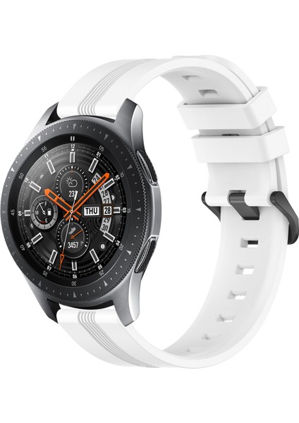 Samsung Galaxy Watch 46MM Beyaz Için Silikon Watch Band (Yurt Dışından)