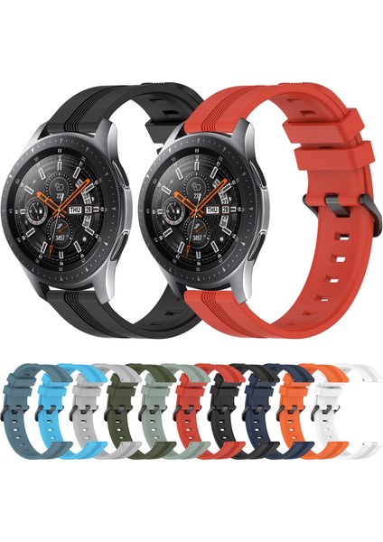 Samsung Galaxy Watch 46MM Siyah Için Silikon Watch Band (Yurt Dışından) fırsatları