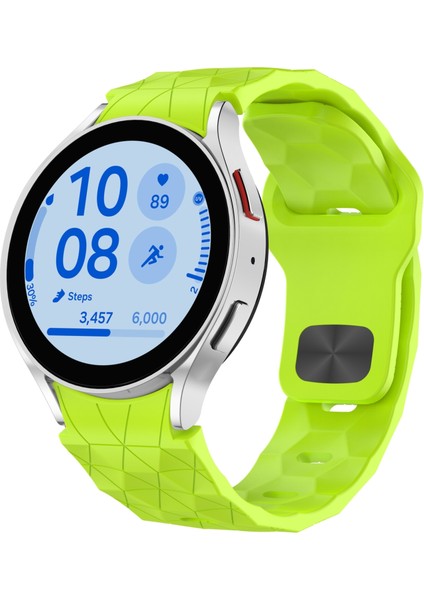 Samsung Galaxy Watch Fe 40MM Limon Yeşili Için Silikon Kayış (Yurt Dışından)
