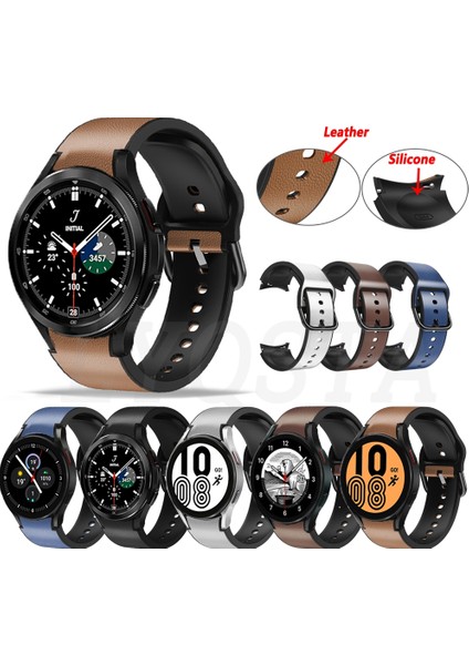 Samsung Galaxy Watch 4 Classic Için 20MM Silikon Kayış 46MM Koyu Kahve (Yurt Dışından) fiyatları