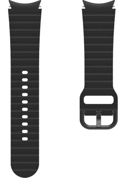 Samsung Galaxy Watch 4 Siyah Için Silikon Watch Band (Yurt Dışından) fırsatları