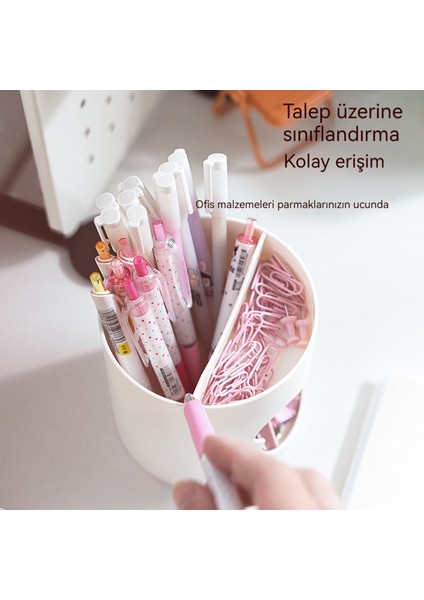 Öğrenciler Için Sevimli Yaratıcı Masaüstü Plastik Kalem Tutucu (Yurt Dışından)