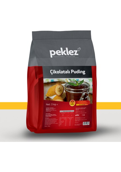 Çikolatalı Puding 3 kg