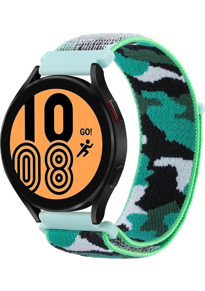 Samsung Galaxy Watch5 40MM/44MM / Watch5 Pro Koyu Yeşil Kamuflaj Için Watch Band (Yurt Dışından)
