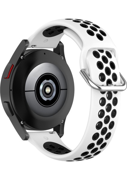 Samsung Galaxy Watch4 40MM Beyaz Siyah Için Silikon Kayış (Yurt Dışından) modelleri