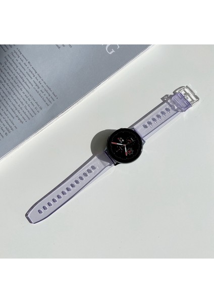 Samsung Galaxy Watch 3 41MM Tpu Kordonlu Saat Mor Için (Yurt Dışından)