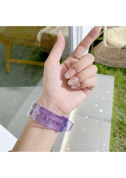 Samsung Galaxy Watch 3 41MM Tpu Kordonlu Saat Mor Için (Yurt Dışından) fiyatları