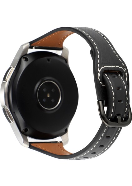 Samsung Galaxy Watch5 44MM 20MM Siyah+Siyah Için Deri Saat Bandı (Yurt Dışından) fiyatları