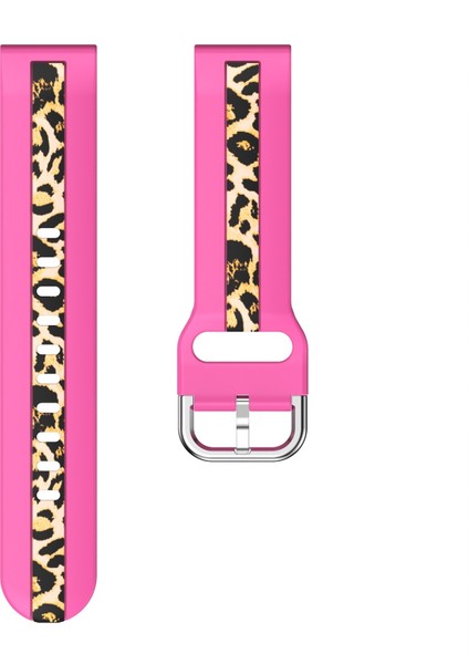 Samsung Galaxy Watch 5 40MM / 44MM Rose Red Leopar Baskı Için Silikon Watch Band (Yurt Dışından) fiyatları