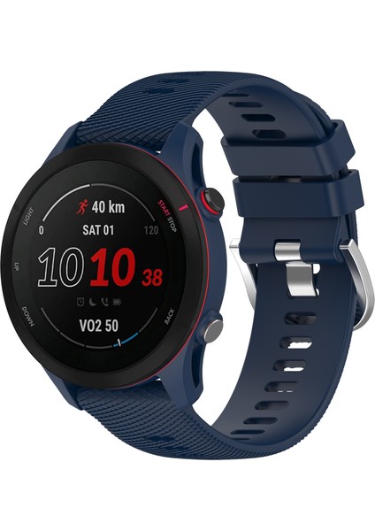 Samsung Galaxy Watch3 45MM Gece Mavisi Için Yumuşak Silikon Watch Band (Yurt Dışından)