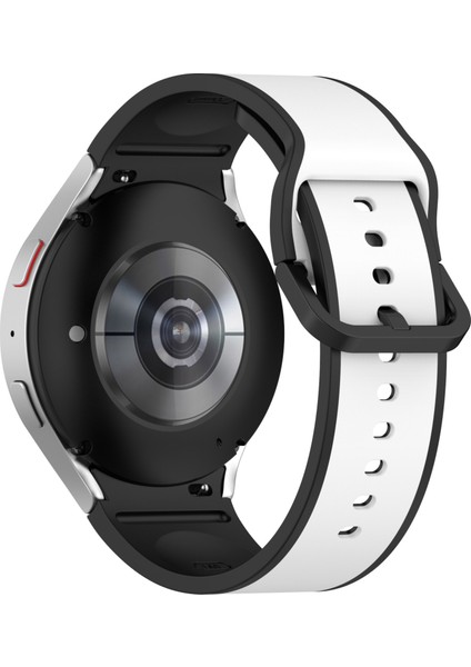Samsung Galaxy Watch4 Classic 46MM / Watch4 44MM Beyaz Siyah Için Kayış (Yurt Dışından) fiyatları