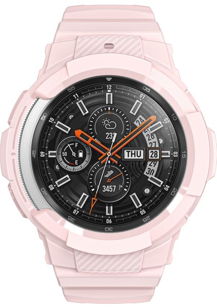 Silikon Kordonlu Saat Samsung Galaxy Watch4 Clic 46MM Samsung Galaxy Watch4 Classic 46MM Kum Pembesi (Yurt Dışından) modelleri