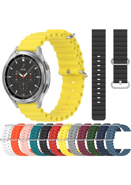 Samsung Galaxy Watch 4 Clic 46MM Siyah Için Silikon Watch Band (Yurt Dışından) fırsatları