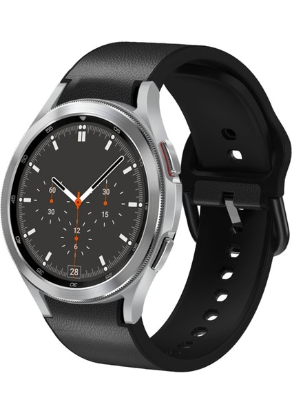 Samsung Galaxy Watch 4 Classic 46MM Siyah Için Silikon Watch Band (Yurt Dışından)