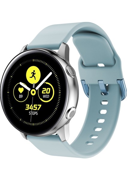 Galaxy Watch Active Bebek Mavisi Için Ektropik Kaplama Tokalı Bilek Kayışı (Yurt Dışından)