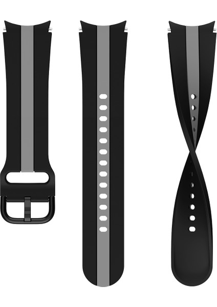 Samsung Galaxy Watch4 40/44MM Silikon Saat Bandı Siyah Gri (Yurt Dışından) fiyatları