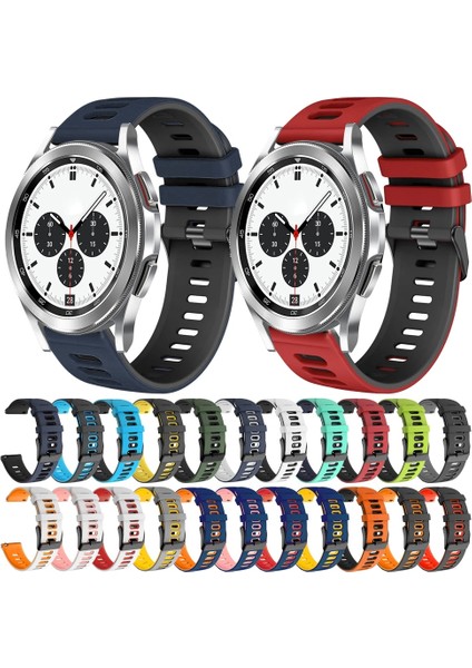 Samsung Galaxy Watch 4 Clic 42MM Siyah+Kırmızı Için Silikon Watch Band (Yurt Dışından) fırsatları